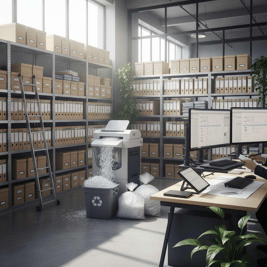 Office document management strategies Archive shred digitize today